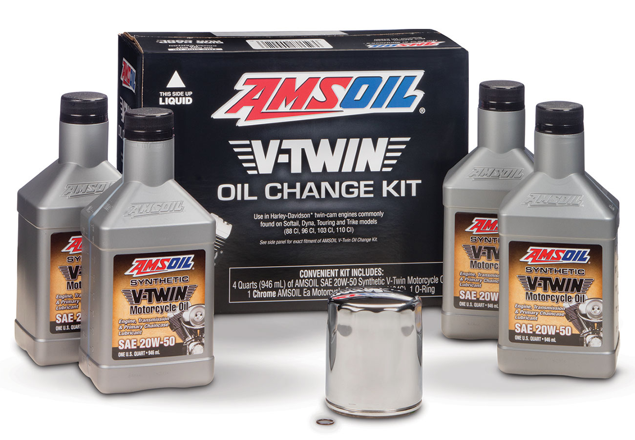 amsoil-v-twin-oil-change-kit-for-harley-davidson-motorcycle